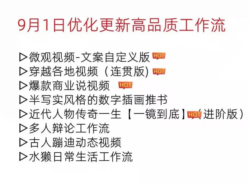 全系列扣子coze工作流成品共享,AI生成短视频