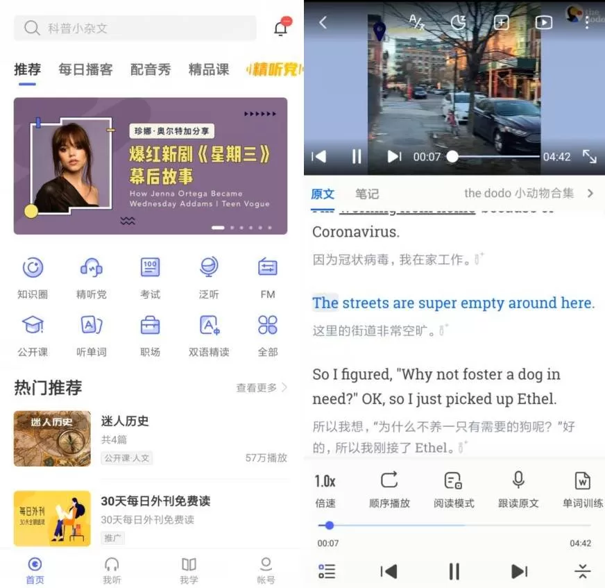 每日英语听力v11.1.5高级版