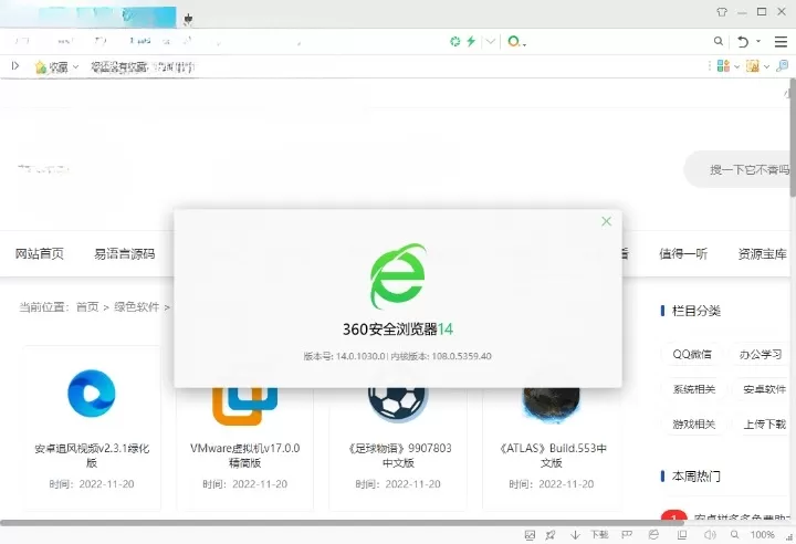 360安全浏览器v15.3.6314绿色版
