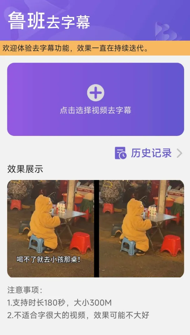 一款去除视频字幕的软件