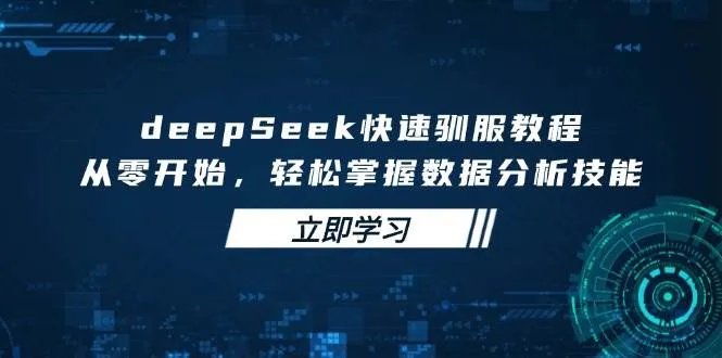 DeepSeek快速上手指南，零基础启程，轻松驾驭数据分析技巧