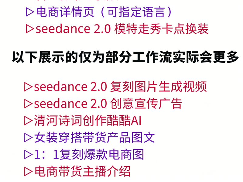 230+全系列扣子coze工作流成品共享，AI生成短视频