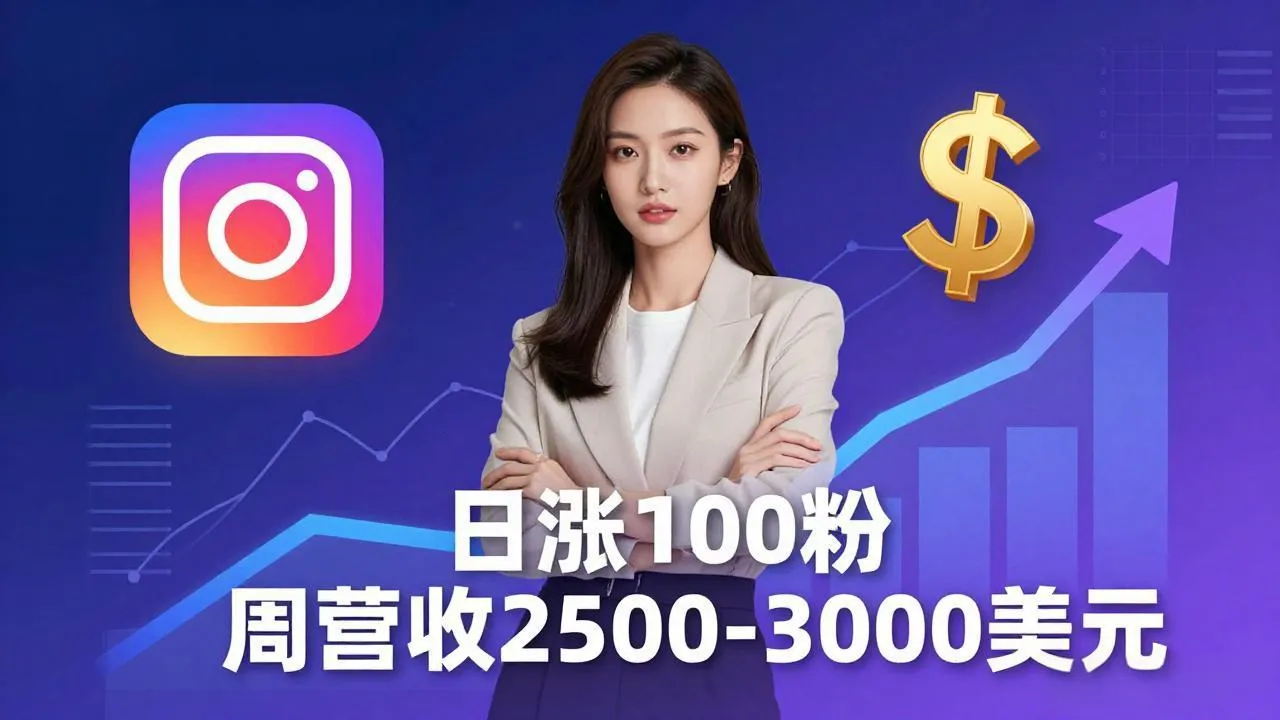 想做数字产品？Sheri亲授：日涨100粉、每周2500至3000美元的营收，Instagram躺着赚-706资源网
