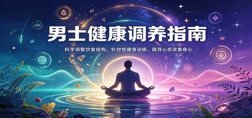 男士健康调养指南:科学调整饮食结构,针对性健身训练,疏导心态改善身心-706资源网