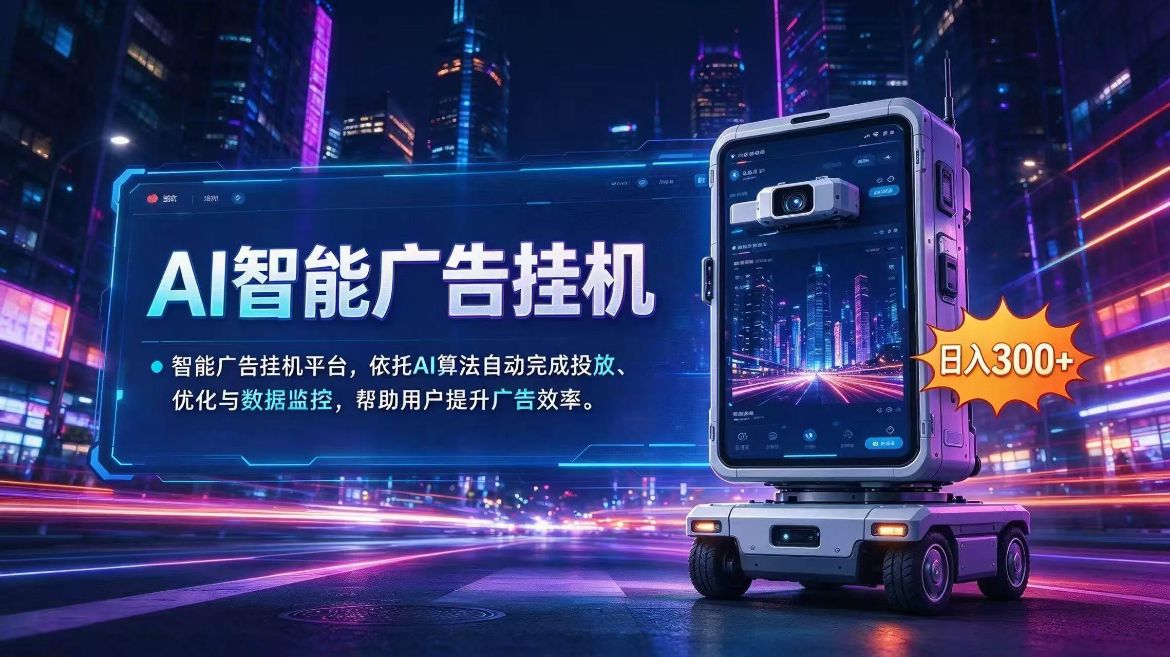 （20936期）AI 智能广告挂机｜AI 自动运行，轻松托管广告任务-706资源网