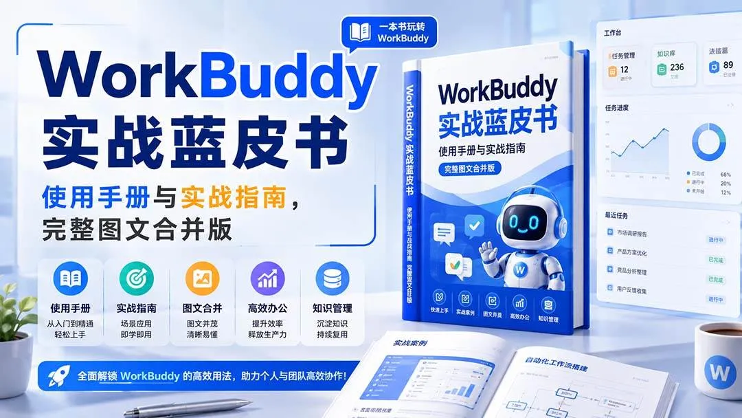 (20106期)WorkBuddy实战蓝皮书,使用手册与实战指南,完整图文合并版-706资源网