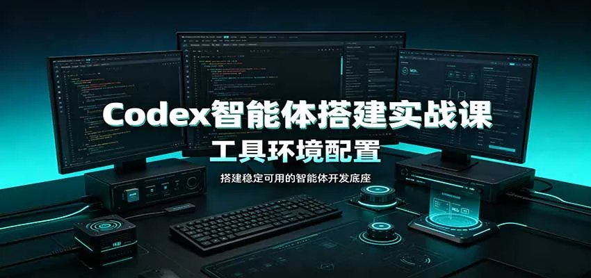 Codex智能体搭建实战课：工具环境配置，自定义技能开发，多业务自动化教学-706资源网