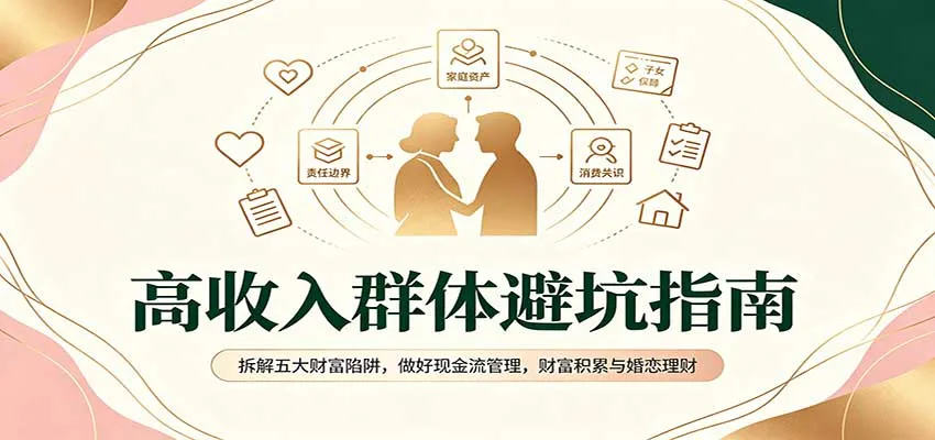 高收入群体避坑指南:拆解五大财富陷阱,做好现金流管理,财富积累与婚恋理财-706资源网