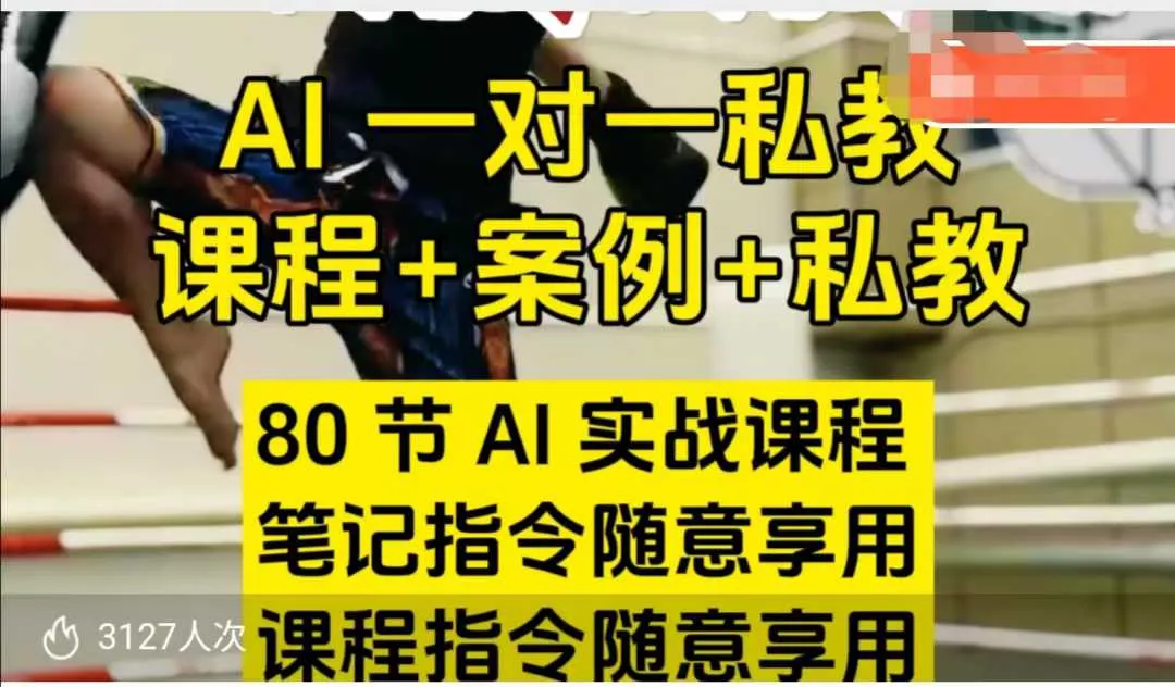 AI指令实战课，课程+案例，80节AI实战课程，笔记指令随意享用，课程指令随意享用(更新26年3月)-706资源网