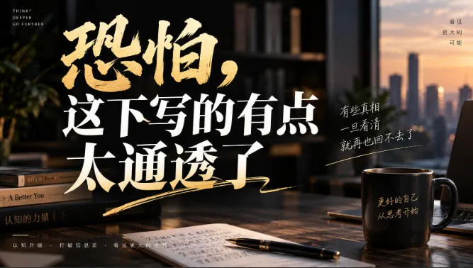 灏泽叔最新付费文章：恐怕，这下写的有点太通透了-706资源网