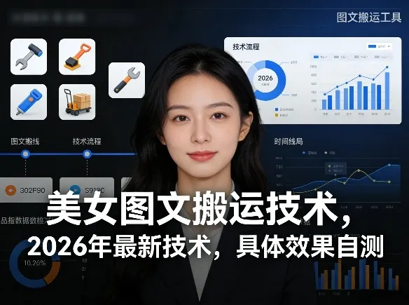 美女图文搬运技术，2026年最新技术，具体效果自测-706资源网