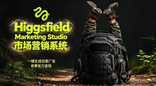 告别高成本广告！Higgsfield Marketing Studio市场营销系统详解｜一键生成创意广告，省去1W成本-706资源网