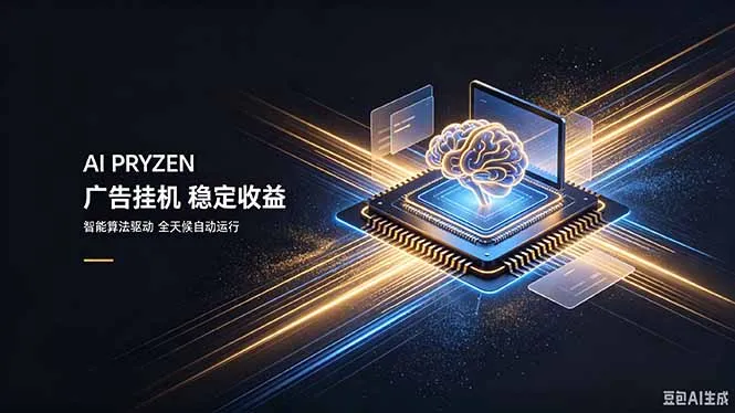 AI Pryzen 广告挂机｜24小时自动跑，日入300-500，新手零门槛-706资源网
