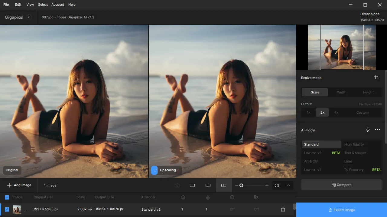 Ai图像放大Topaz Gigapixel v1.3.5高级版 Ai图像放大Topaz Gigapixel v1.3.5高级版
