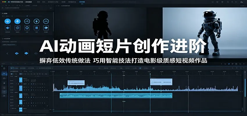 AI动画短片创作进阶:摒弃低效传统做法,巧用智能技法打造电影级质感短视频作品-706资源网
