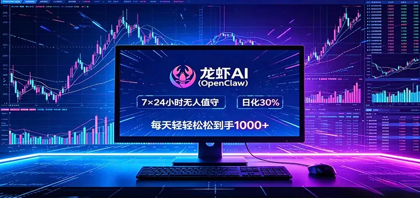 龙虾AI(OpenClaw)全自动挂机,智能操控电脑高效执行任务,每天轻松到手四位数-706资源网