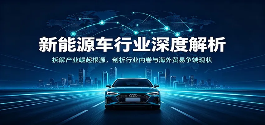 新能源车行业深度解析：拆解产业崛起根源，剖析行业内卷与海外贸易争端现状-706资源网