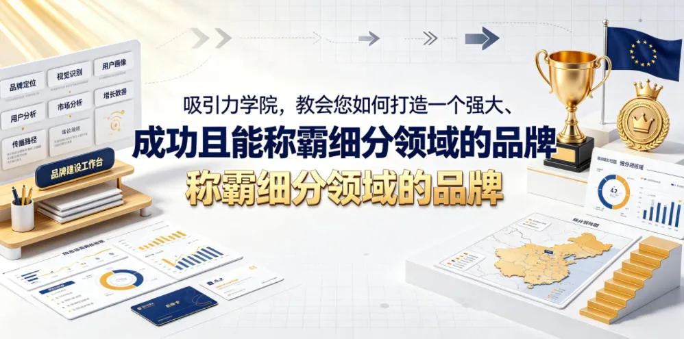 吸引力学院，教会您如何打造一个强大、成功且能称霸细分领域的品牌！【原创双语字幕】-706资源网