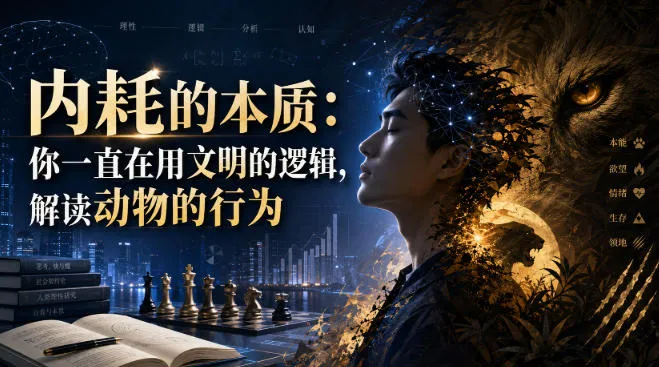 付费文章：内耗的本质：你一直在用文明的逻辑，解读动物的行为-706资源网