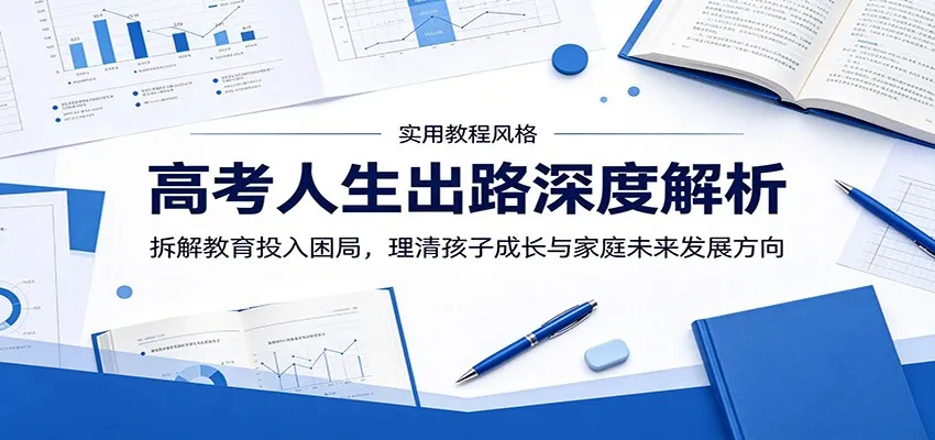 高考人生出路深度解析：拆解教育投入困局，理清孩子成长与家庭未来发展方向-706资源网