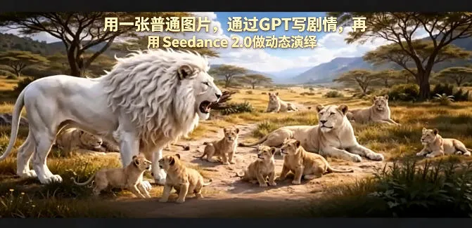 用一张普通图片，通过GPT写剧情，再用Seedance 2.0做动态演绎，居然能生成迪士尼风格搞笑动画-706资源网