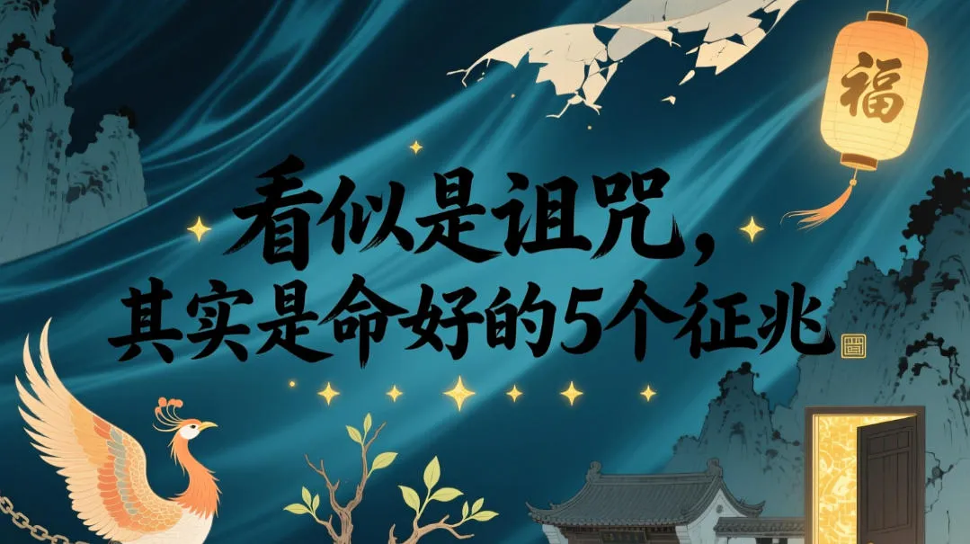 付费文章：看似是诅咒，其实是命好的5个征兆-706资源网