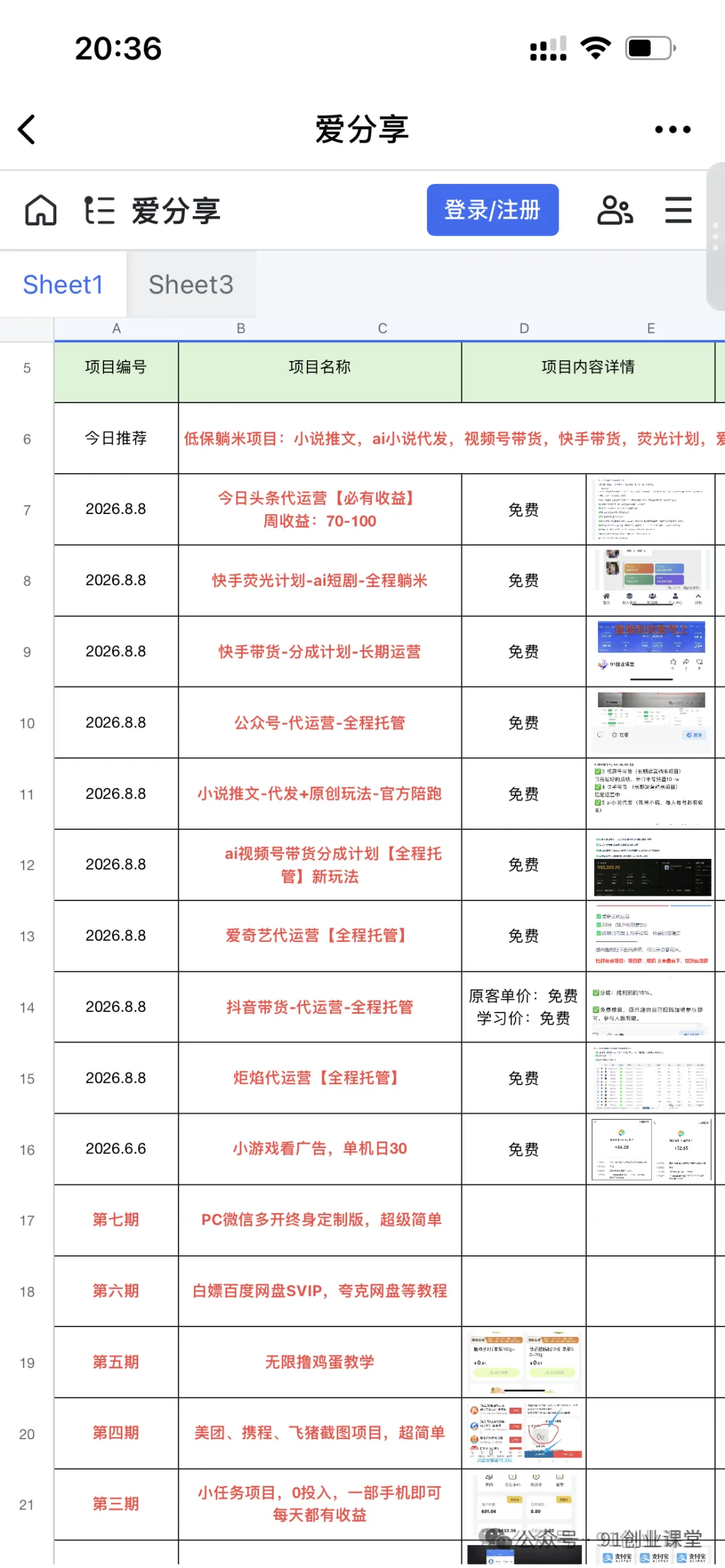 （20810期）9个必赚的小项目，无脑简单，百分百赚米的，副业首选，日收500+-706资源网