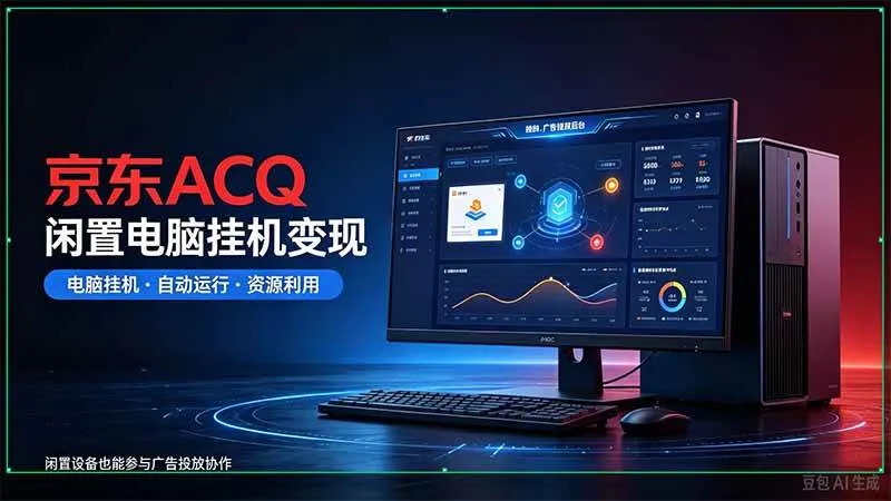 （21063期）京东ACQ是什么？闲置电脑挂机采集项目拆解-706资源网