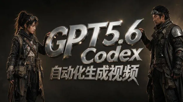 GPT5.6+Codex自动化视频生成：提示词设计×角色设定×封面海报×工作流思路，高效产出AI视频-706资源网