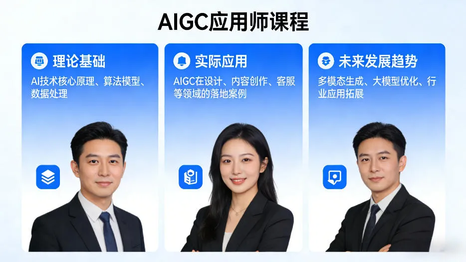 AIGC应用师课程，覆盖了AI技术的理论基础、实际应用、以及未来发展趋势(更新)-706资源网