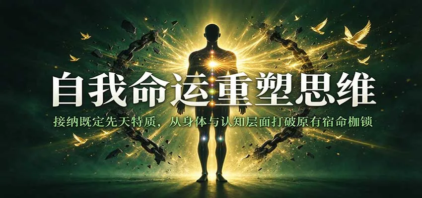 自我命运重塑思维：接纳既定先天特质，从身体与认知层面打破原有宿命枷锁-706资源网