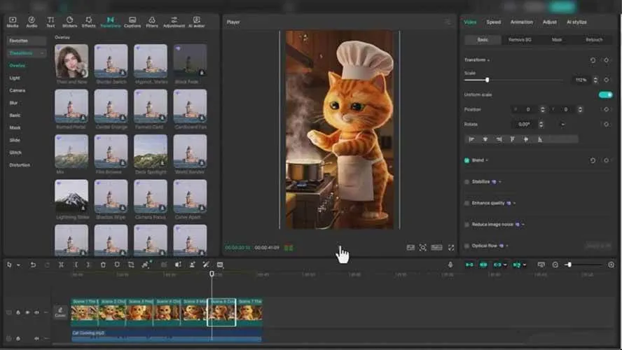 橘猫打工AI视频创作课：从提示词生成到剪辑发布，玩转抖音社媒爆款内容-706资源网