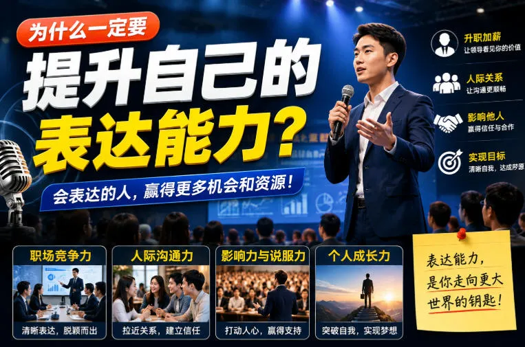 付费文章:为什么一定要提升自己的表达能力? 付费文章:为什么一定要提升自己的表达能力?