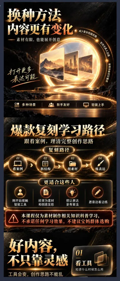 素材制作知识课，爆款复刻Codex短视频自动化，从素材拆解到创意表达，让AI自动“干活”，而不是只会回答问题-706资源网