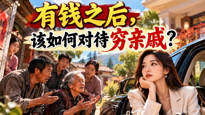 某公众号付费文章:有钱之后,该如何对待穷亲戚?-706资源网