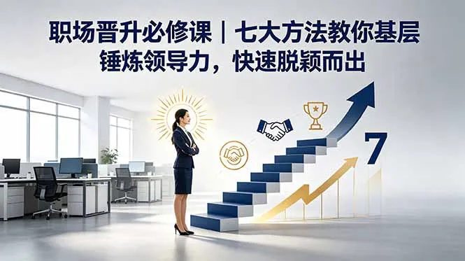付费文章:职场晋升必修课|七大方法教你基层锤炼领导力,快速脱颖而出-706资源网