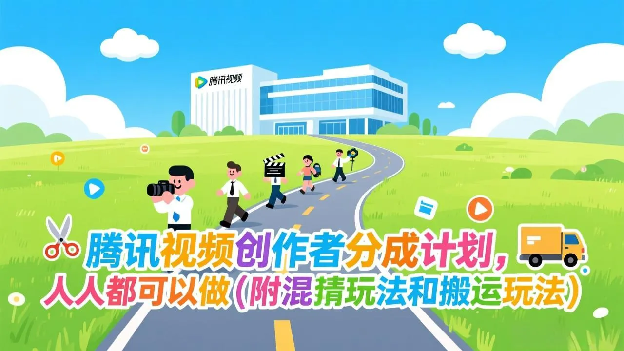 腾讯视频创作者分成计划,人人都可以做(附混剪玩法和搬运玩法-706资源网