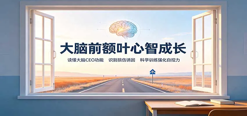 大脑前额叶心智成长：读懂大脑CEO功能，识别损伤诱因，科学训练强化自控力-706资源网