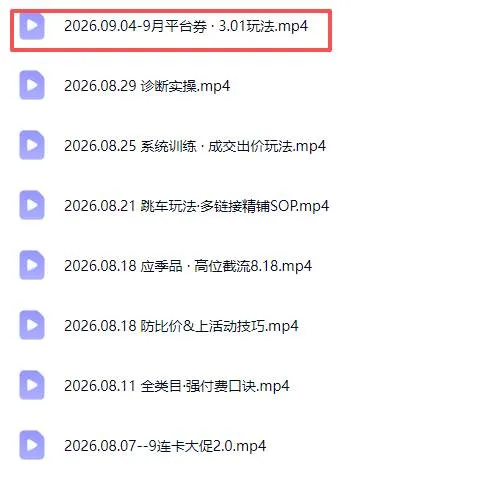 （20280期）拼多多实战特训营(更新26年9月)：不管是新手入门或老商家冲量，都有实操方法，跟着学，少走弯路-706资源网