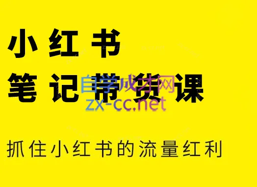 张宾·小红书笔记带货课(更新2026)-706资源网