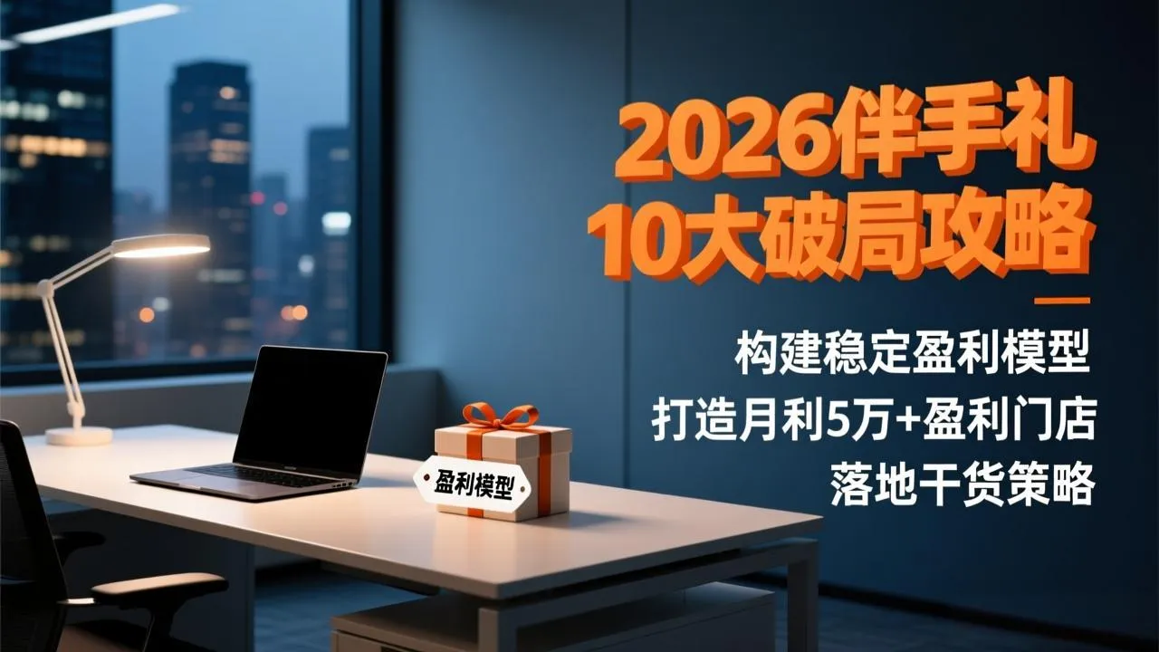 2026伴手礼10大破局攻略：构建稳定盈利模型，打造月利5万+盈利门店，落地干货策略-706资源网