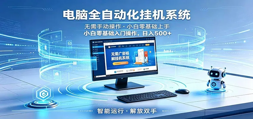 智能广告挂机无需值守,小白上手轻松实现每日增收-706资源网