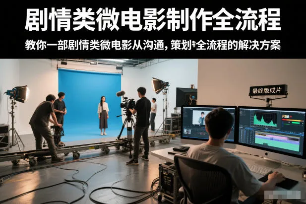 剧情类微电影制作全流程，教你一部剧情类微电影从沟通，策划到拍摄制作全流程的解决方案-706资源网