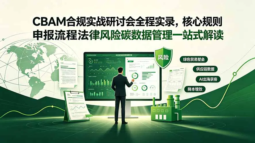 CBAM合规实战研讨会全程实录，核心规则申报流程法律风险碳数据管理一站式解读-706资源网
