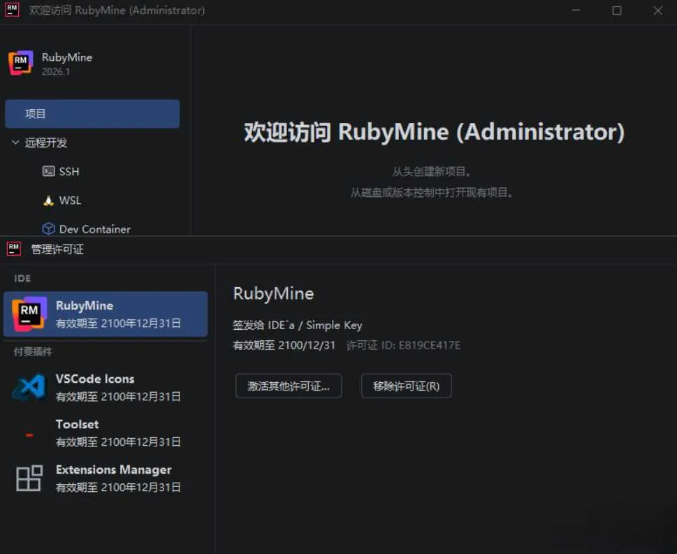 RubyMine v2026.1.0.0 高级版-706资源网