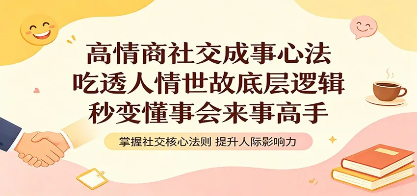 高情商社交成事心法：吃透人情世故底层逻辑，秒变懂事会来事高手-706资源网