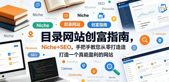 目录网站创富指南，Niche+SEO，手把手教您从零打造打造一个真能盈利的网站【原创双语字幕】-706资源网