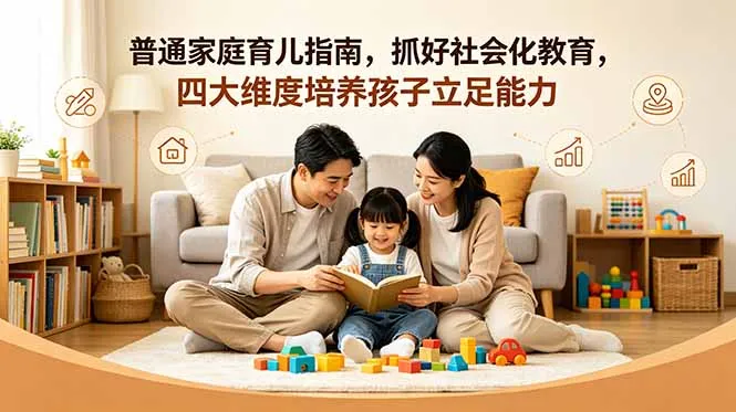付费文章：普通家庭育儿指南，抓好社会化教育，四大维度培养孩子立足能力-706资源网