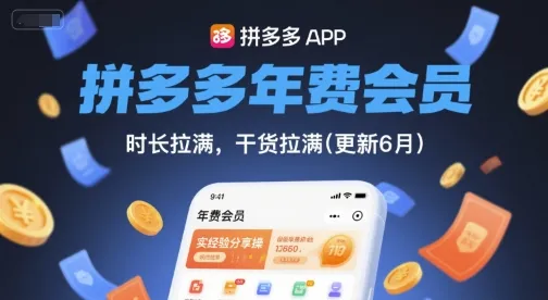 拼多多年费会员，实经验分享操，时长拉满，干货拉满(更新260812)-706资源网