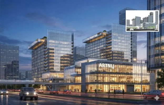 建筑模型锁定材质渲染-706资源网